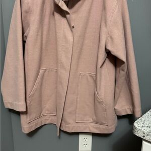 Lilla P Blush Trench Coat